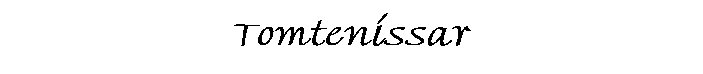 Tomtenissar