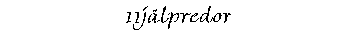 Hjlpredor