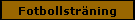 Fotbollstrning
