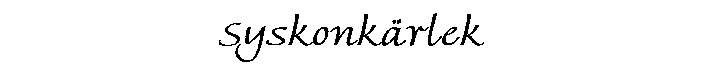Syskonkrlek