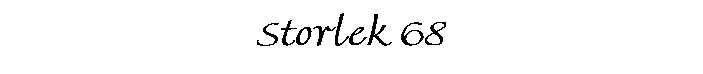 Storlek 68